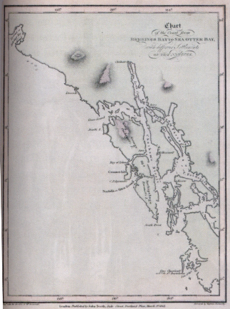 Карта части Северо-Западного побережья