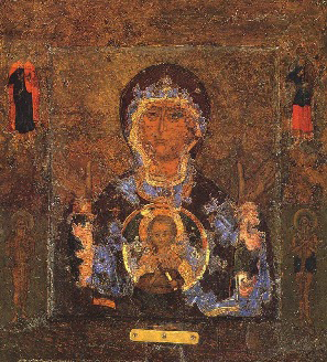 Новгородская икона Божией Матери (Знамение)
