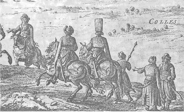 Русская конница под Ригой в 1656 г.