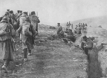 Сербские войска 1914 г.