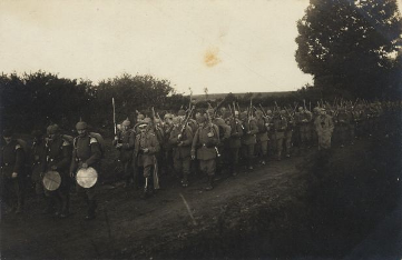 Германские войска на Марне 1914 г.