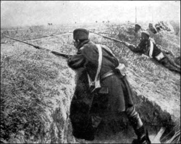 Сербская пехота 1914 г.