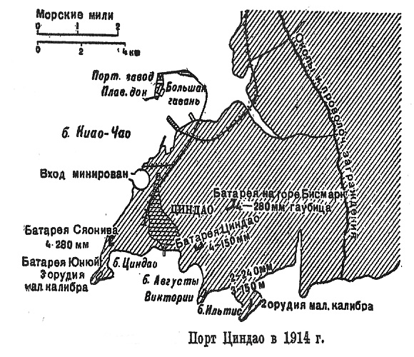 Порт Циндао 1914 г.