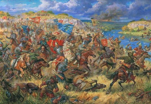 Сражение с татарами под Рязанью в 1424 г.