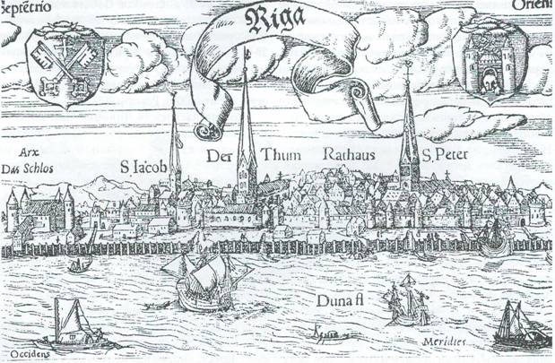 Рига в 1547 г.