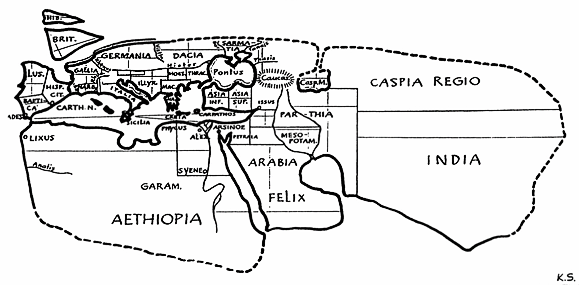 Карта мира по Випсанию Агриппе