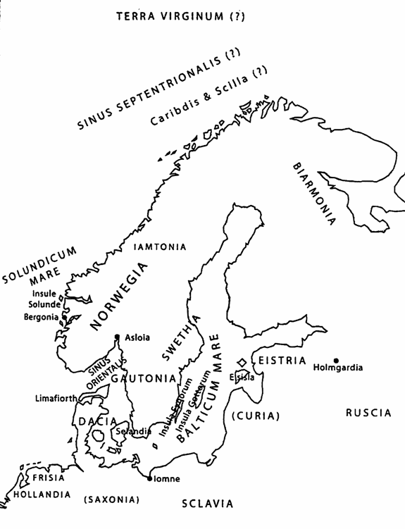 карта к Истории Норвегии