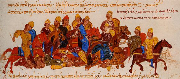 Бой русской армии с византийцами