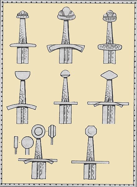Рукояти мечей. XII–XIV века